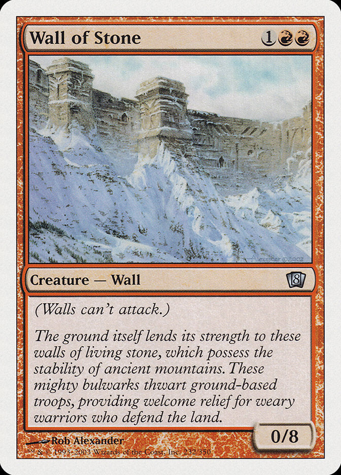Mur de pierre [Huitième édition]