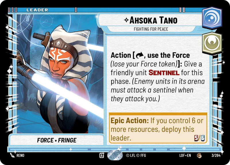 Ahsoka Tano - Combattre pour la paix (003/264) (003/264) [Légendes de la Force]