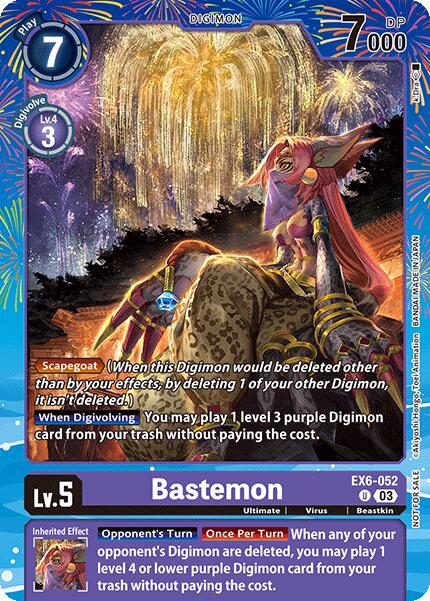 Bastemon [EX6-052] (Combat réglementaire Vol. 2) [Cartes promotionnelles]