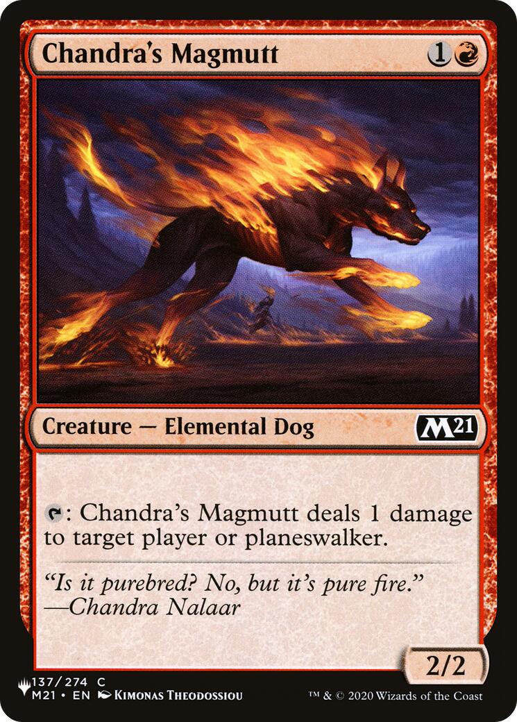 Chien de magma de Chandra [The List]