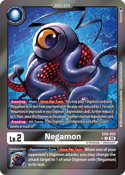Negamon [EX9-005] (Foil limitée) [Monstres Versus]