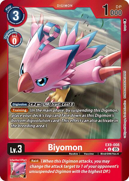 Biyomon [EX9-008] (Foil limitée) [Versus Monsters]
