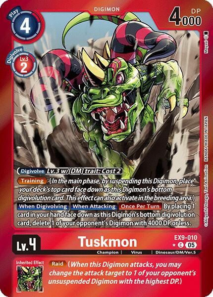 Tuskmon [EX9-010] (Foil limitée) [Contre les Monstres]