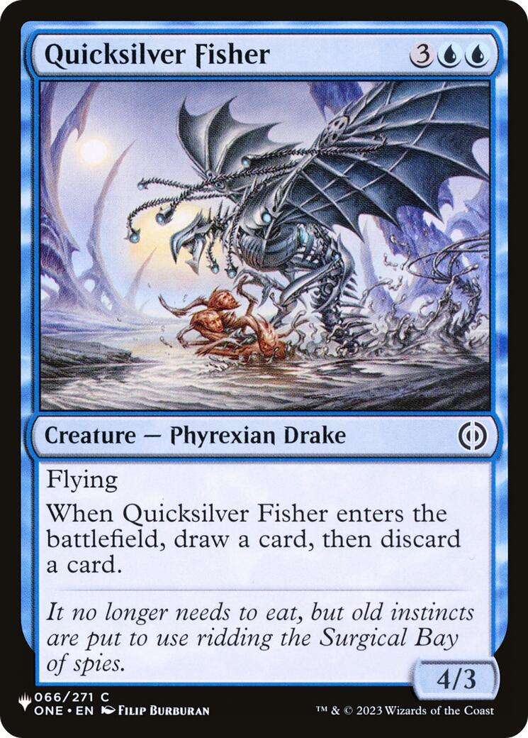 Quicksilver Fisher [La liste]