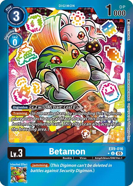 Betamon [EX9-016] (Foil Limitée) [Monstres Versus]