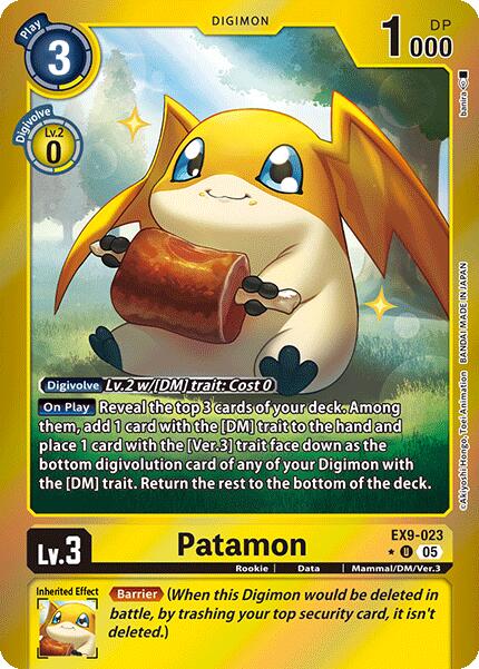 Patamon [EX9-023] (Holográfica Limitada) [Monstruos Versus]
