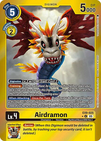 Airdramon [EX9-025] (Edición limitada Foil) [Monstruos VS]