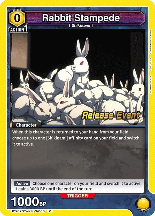 Image for Rabbit Stampede (UEX02BT/JJK-3-008) (UEX02BT_RE) - Union Arena