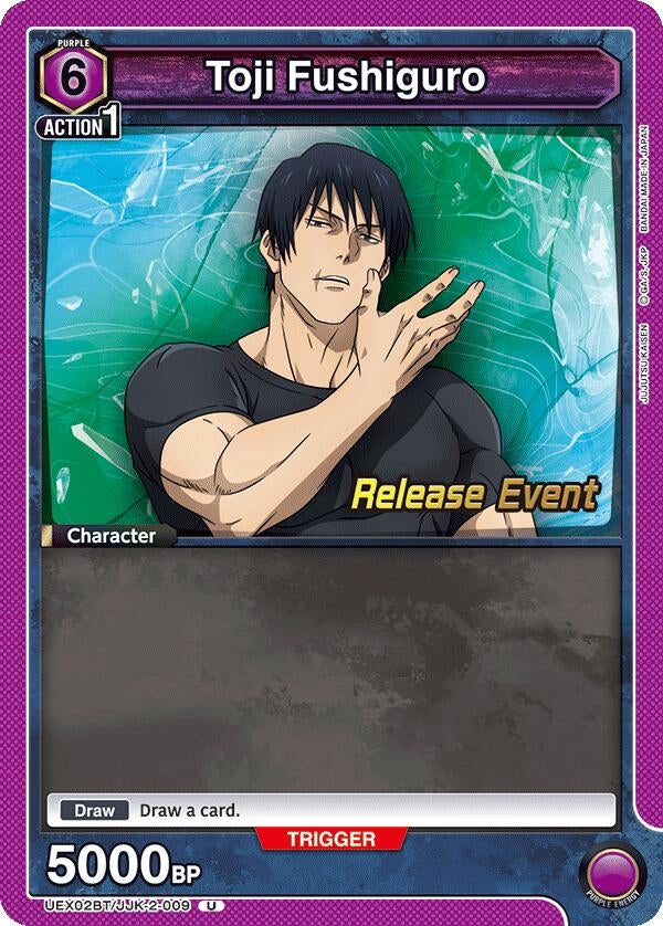 Image for Toji Fushiguro (009) (UEX02BT/JJK-2-009) (UEX02BT_RE) - Union Arena