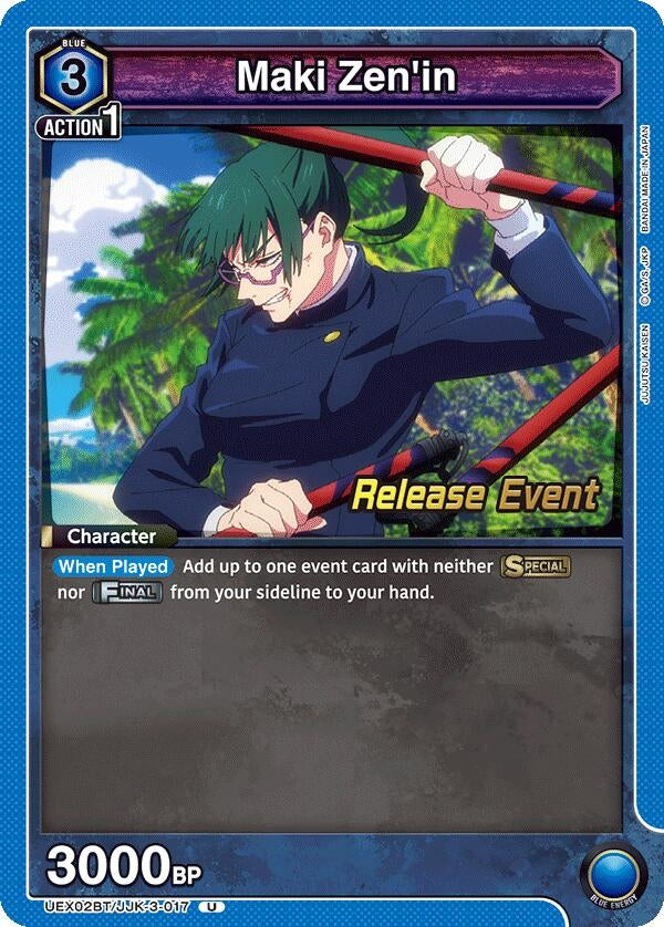 Image for Maki Zen'in (UEX02BT/JJK-3-017) (UEX02BT_RE) - Union Arena
