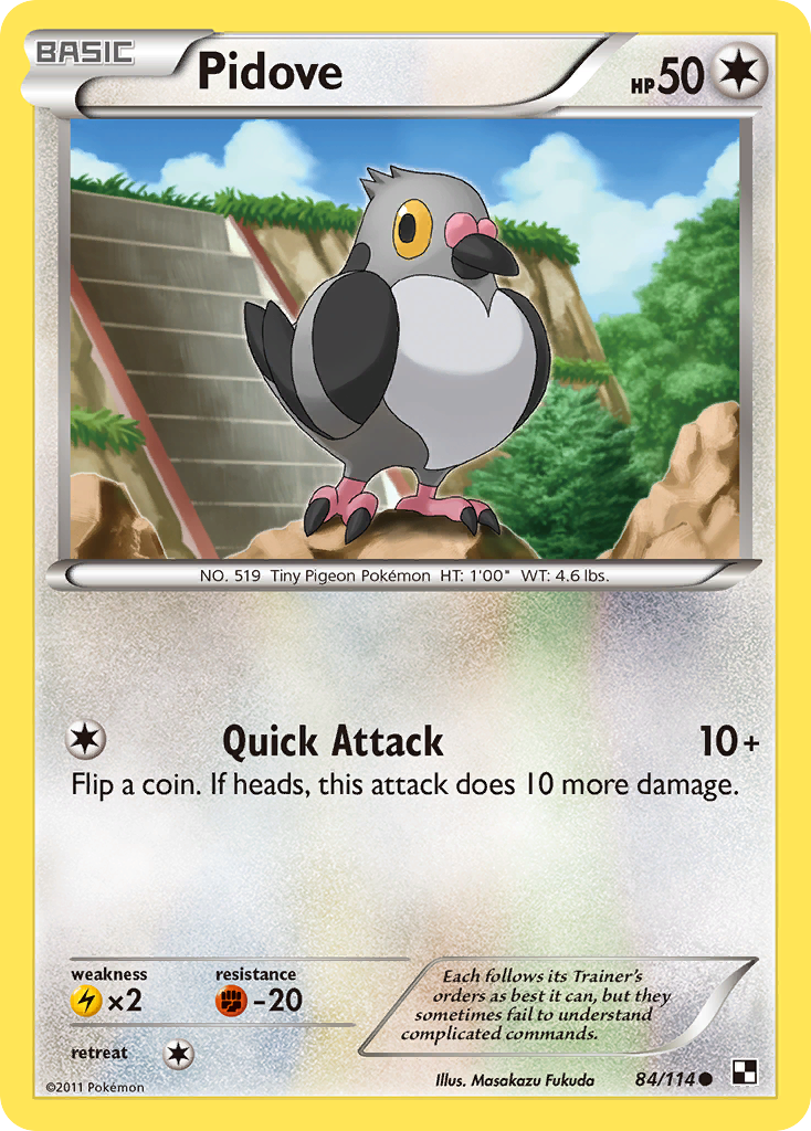 Poichigeon (84/114) [Noir & Blanc : Set de Base]