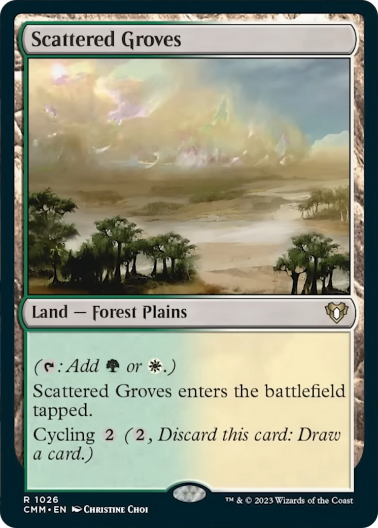 Bosquets dispersés [Commander Masters]