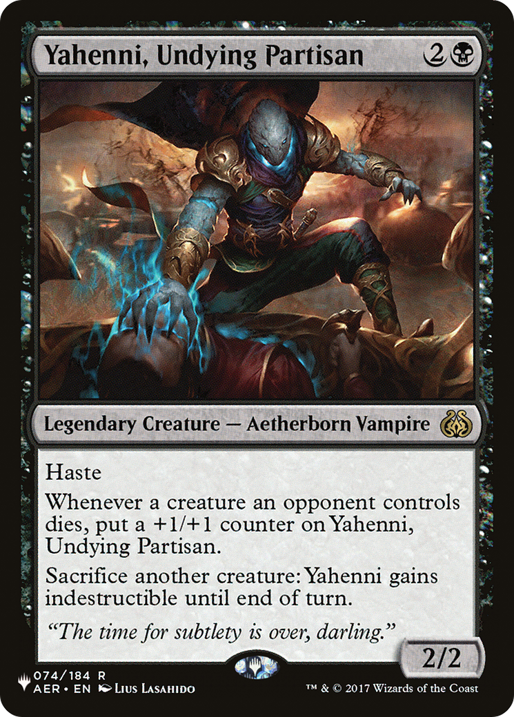 Yahenni, partisane immortelle [The List]