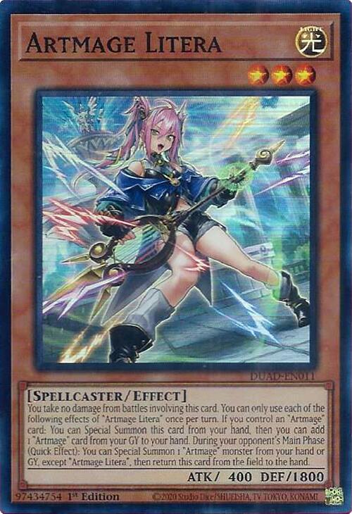 Artmage Litera [DUAD-EN011] Súper Rara