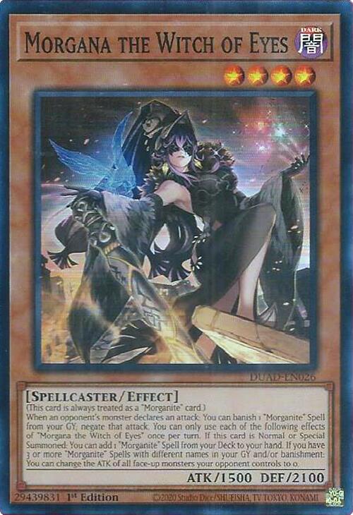 Morgana la Bruja de los Ojos [DUAD-EN026] Super Rara