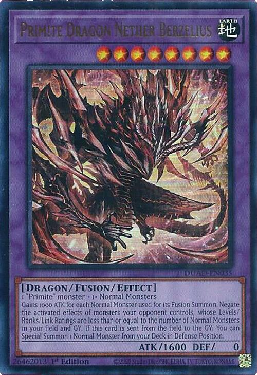 Primita Dragón Abismal Berzelius [DUAD-EN035] Ultra Rara