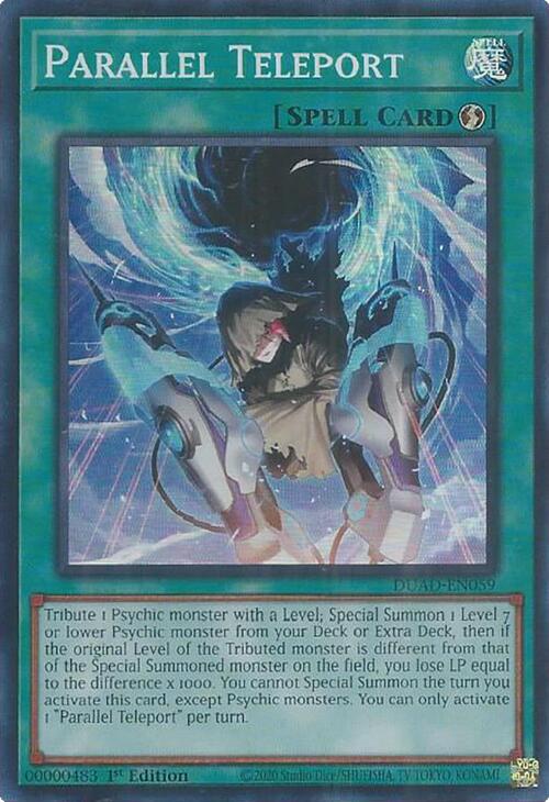 Téléportation parallèle [DUAD-EN059] Super Rare