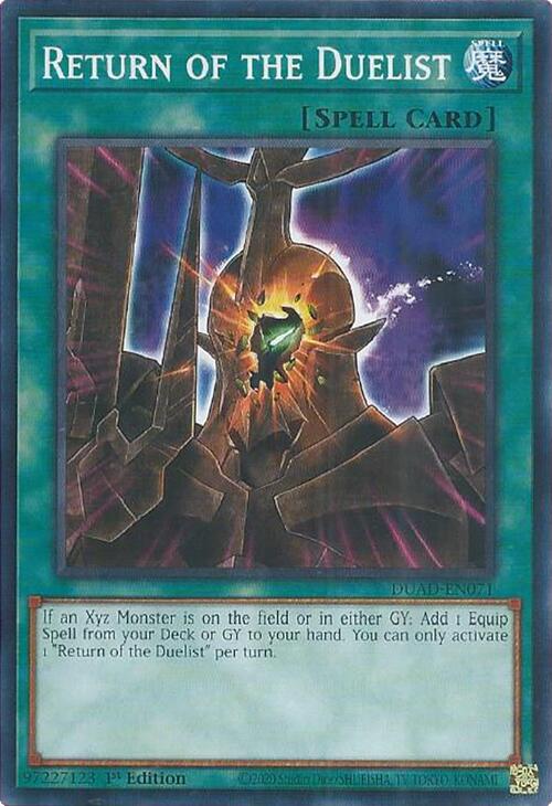 Return of the Duelist (carta) [DUAD-EN071] Común