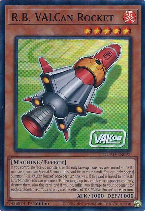 R.B. Fusée VALCan [DUAD-FR092] Super Rare