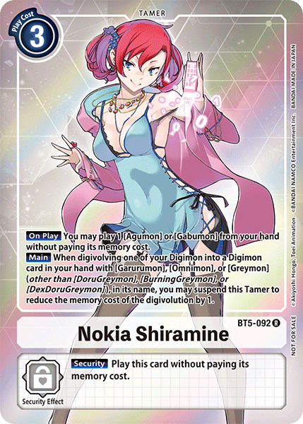 Nokia Shiramine [BT5-092] (Promo de Caja de Compra) [Promos de Batalla de Omni]