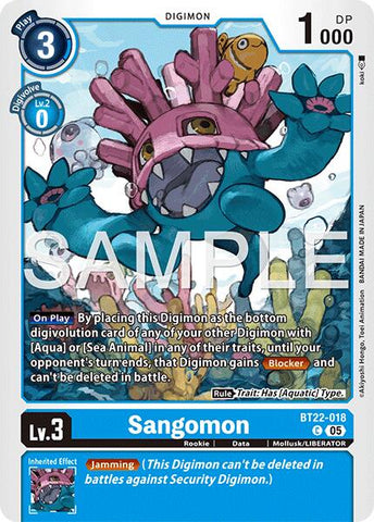 Sangomon [BT22-018] [Ciber Edén]