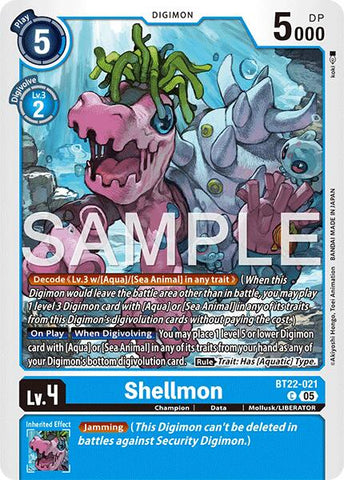Shellmon [BT22-021] [Jardín Cibernético]