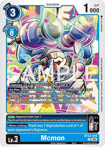 Mcmon [BT22-016] [Ciber Edén]