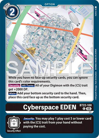 Ciberespacio EDEN [BT22-100] [Ciber Edén]