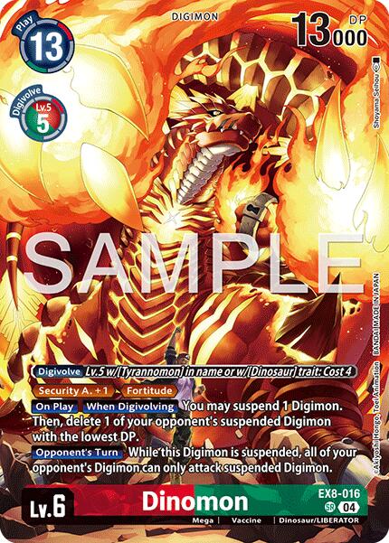 Dinomon [EX8-016] (Digimon Liberator Debuggers set) [Chaîne de Libération]