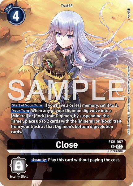 Fermer [EX8-067] (Digimon Liberator Debuggers Set) [Chaîne de Libération]