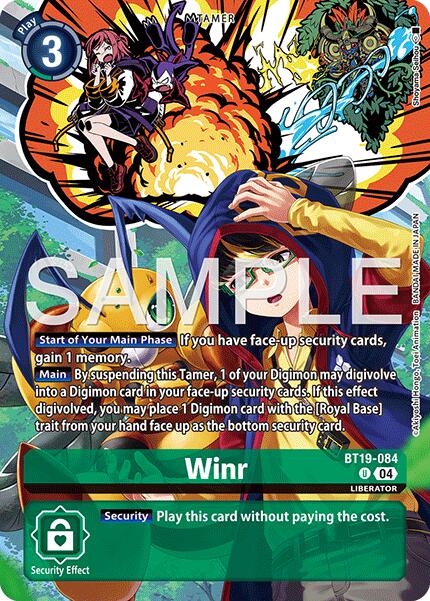Winr [BT19-084] (Digimon Liberator Debuggers Set) [Booster Spécial de Sortie Ver.2.0]