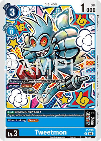 Tweetmon [P-190] (Paquete de Participación del Torneo en Tienda 2025 Vol.3) [Cartas Promocionales]