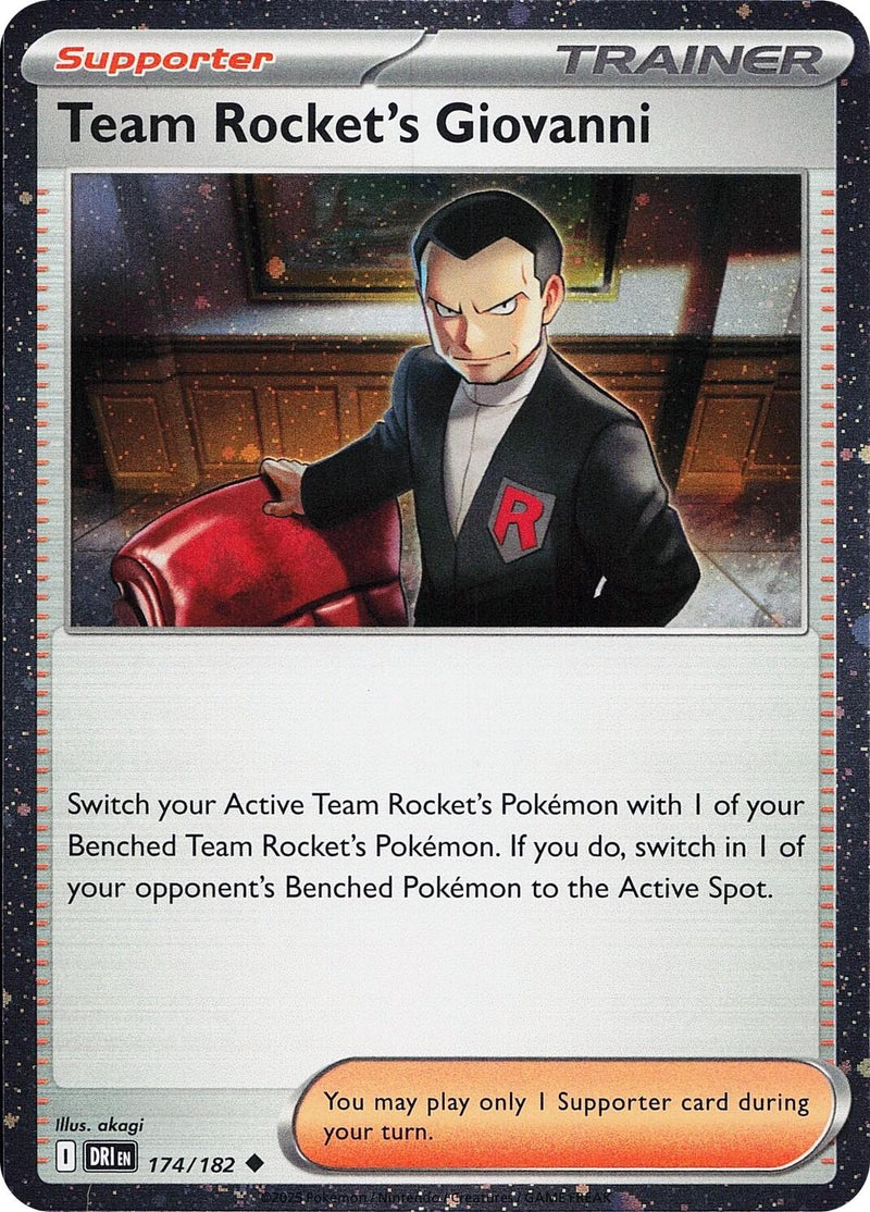 Giovanni de la Team Rocket (174/182) (Holo Cosmos) [Cartes diverses]