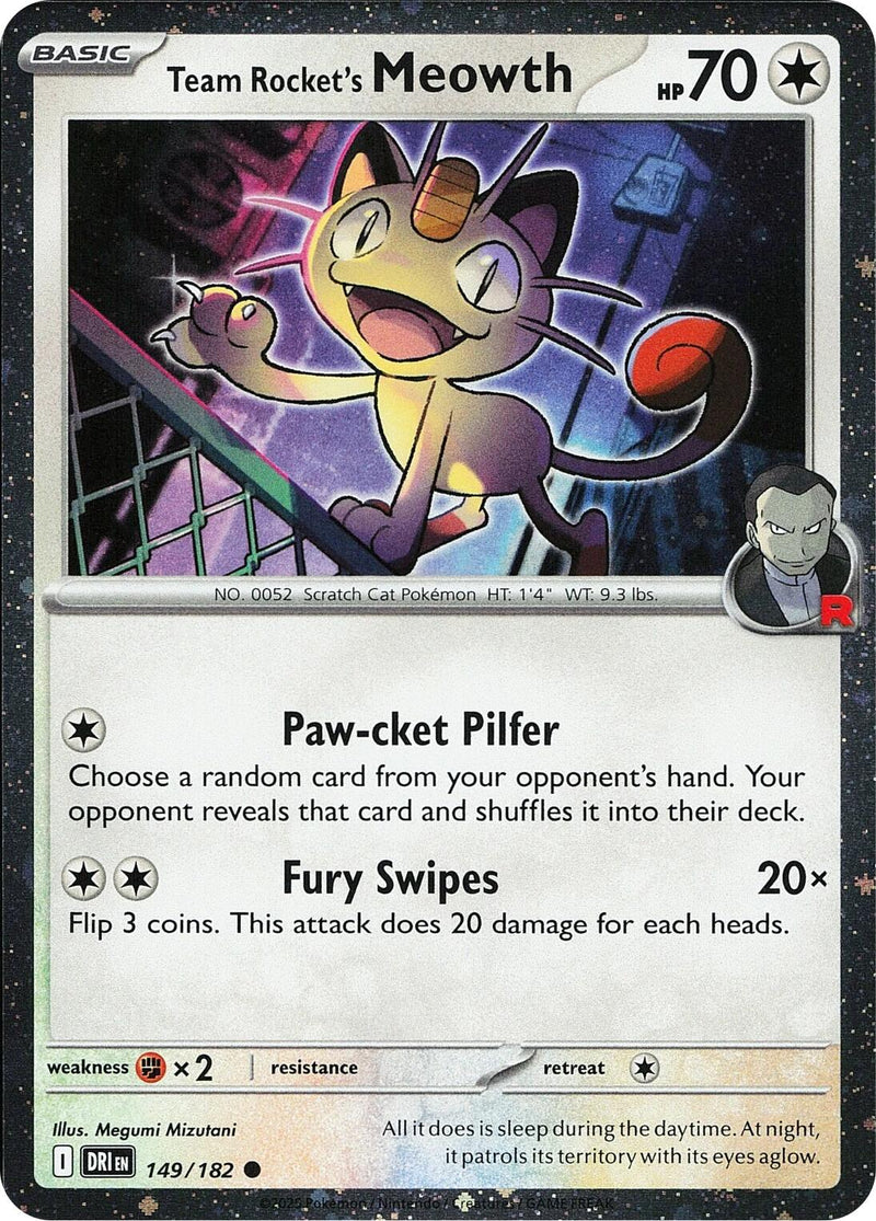 Miaouss de la Team Rocket (149/182) (Holo Cosmos) [Cartes diverses]