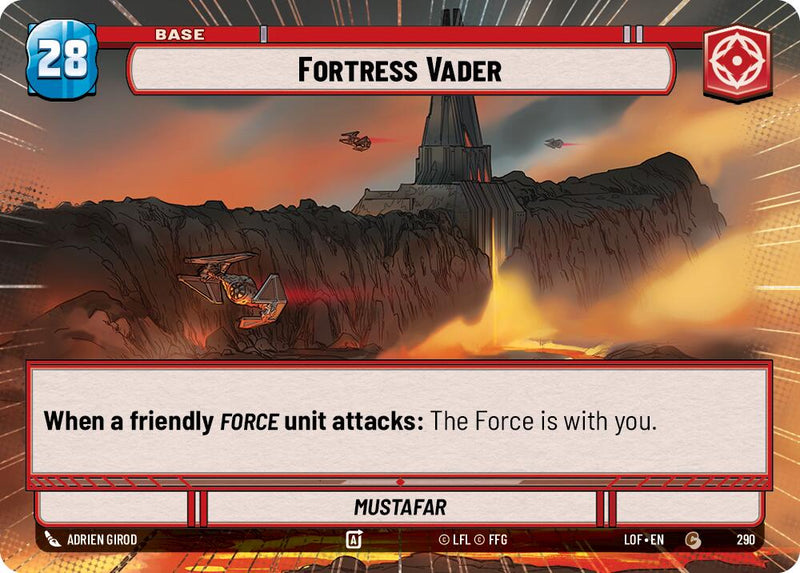 Fortaleza Vader // Escudo (290 // t02) (Hiperespacio) (290 // T02) [Leyendas de la Fuerza]