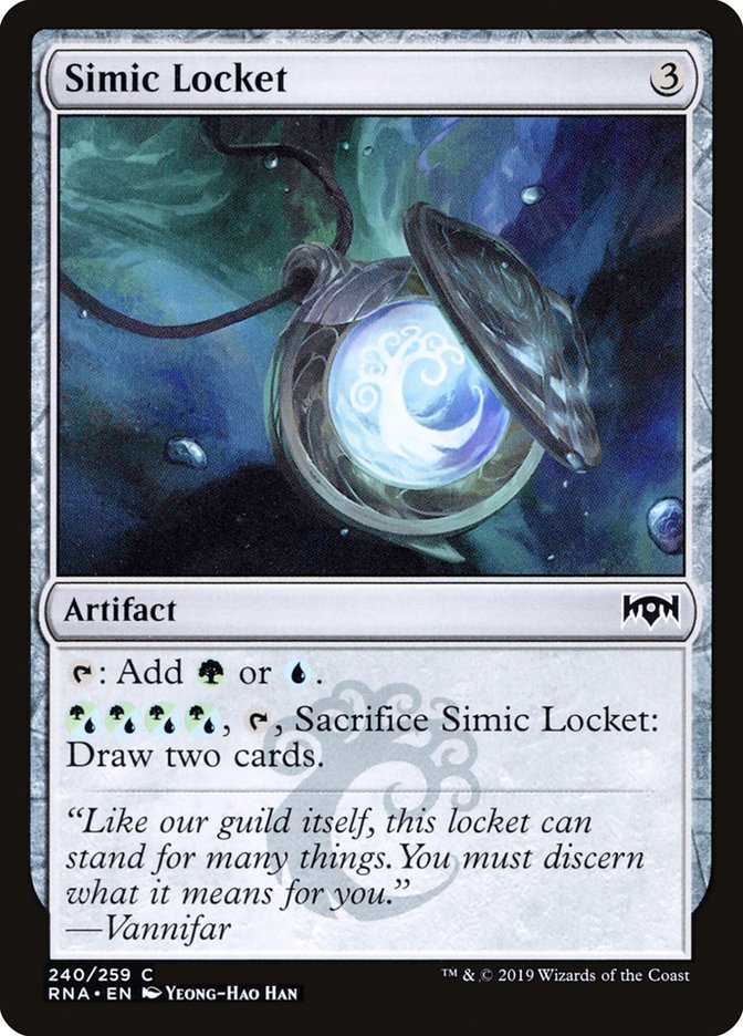 Médaillon des Simic [Allégeance de Ravnica]