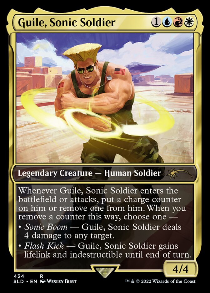 Guile, soldat sonique [Série Secret Lair Drop]