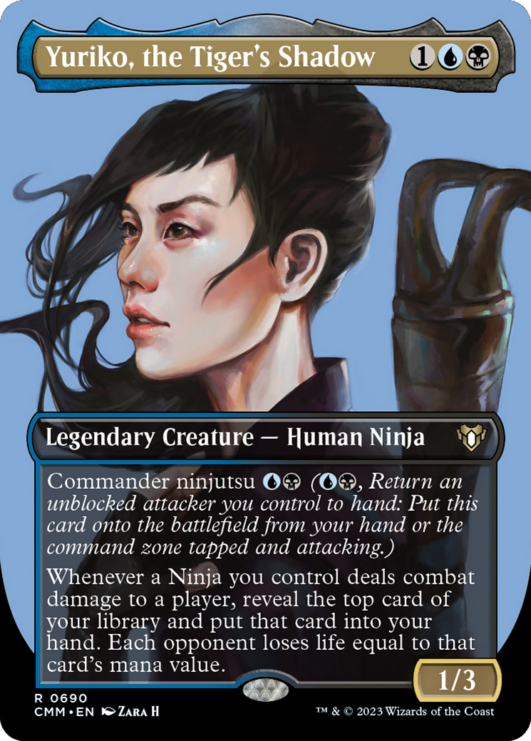 Yuriko, ombre du tigre (profil sans bordure) [Commander Masters]
