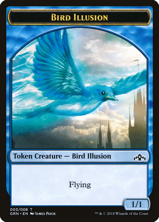 Jeton Illusion Oiseau [Jetons Guildes de Ravnica]