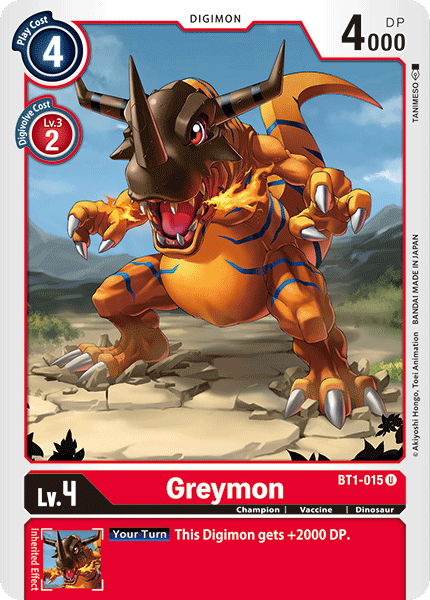 Greymon [BT1-015] [Lanzamiento de la Edición Especial de Mejora Ver.1.0]