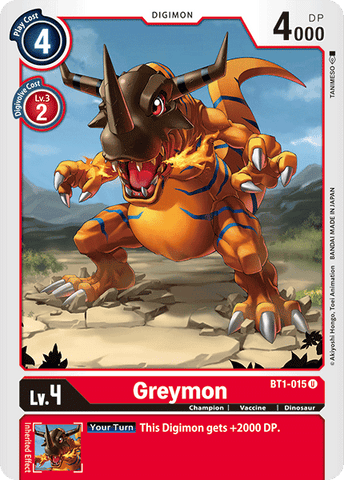 Greymon [BT1-015] [Lanzamiento de la Edición Especial de Mejora Ver.1.0]