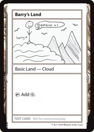 Le Pays de Barry (Édition 2021) [Cartes de test des Boosters mystères]