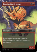 Cératops déchaîné (sans bordure) [Les Cavernes Oubliées d'Ixalan]