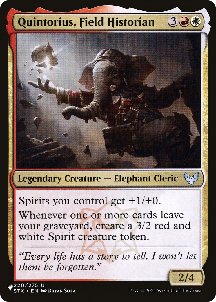 Quintorius, historien de terrain [The List]