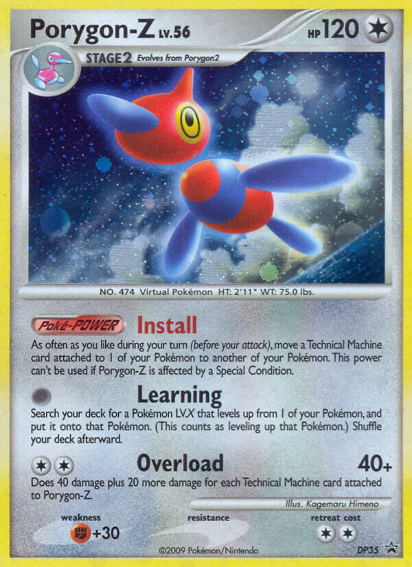 Porygon-Z (DP35) [Diamant & Perle : Cartes Promo Étoile Noire]