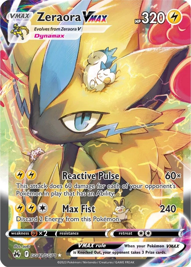 Zeraora VMAX (GG42/GG70) [Espada y Escudo: Cenit Supremos]
