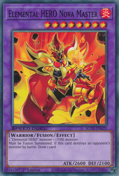 HÉROE Elemental Nova Master [SGX2-SPA25] Común