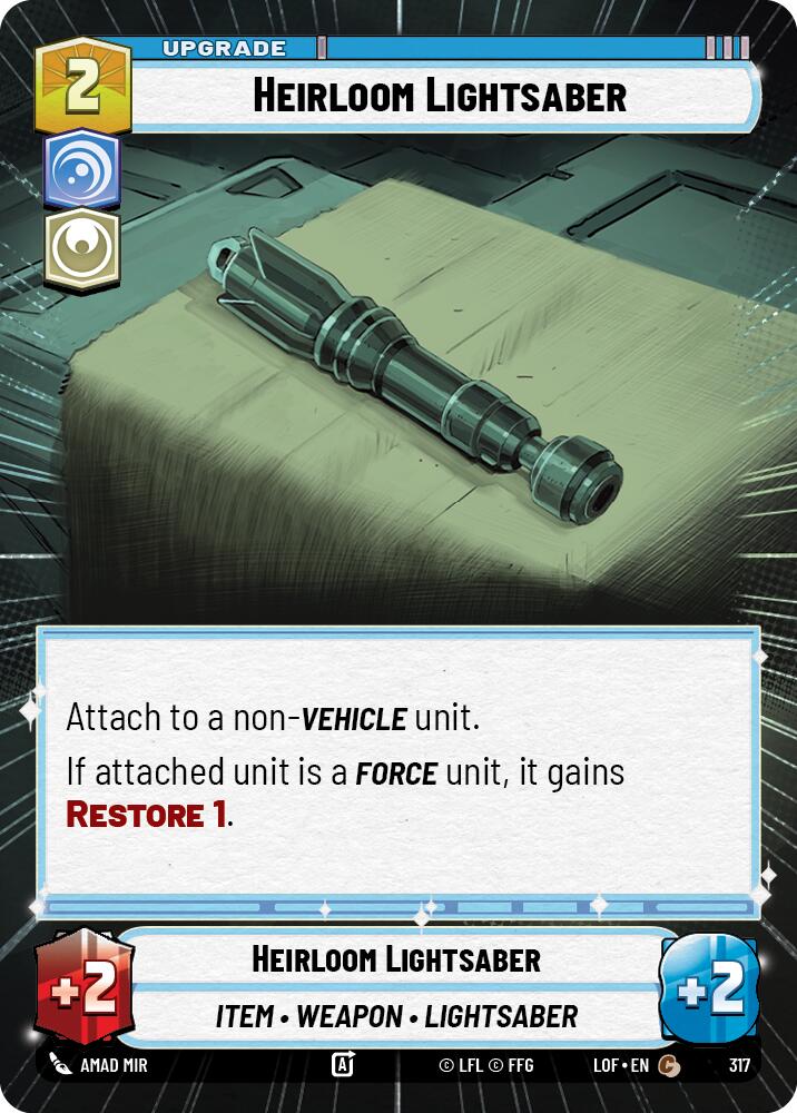 Sable de Luz de la Herencia (317) (Hiperespacio) (317) [Leyendas de la Fuerza]