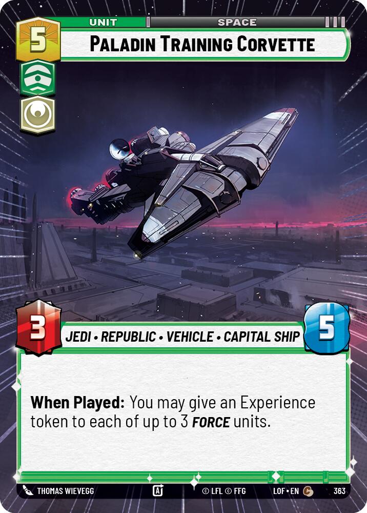 Corbeta de entrenamiento Paladin (363) (Hiperespacio) (363) [Legends of the Force]