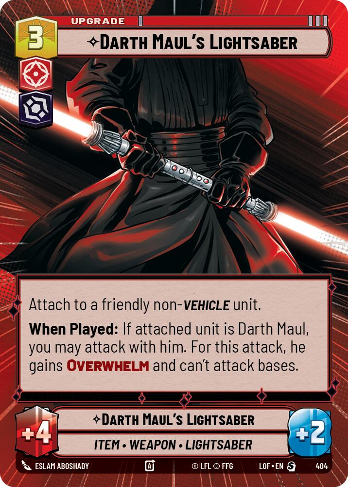 El Sable de Luz de Darth Maul (404) (Hiperespacio) (404) [Leyendas de la Fuerza]